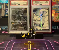 2011 Pokemon Reshiram & Zekrom PSA 10 - Black & White Holo 113/114 & 114/114 - Image 1