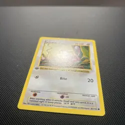 Pokemon Cards: Base Set 1st Edition Common: Rattata 61/102 - Image 2