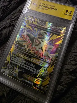 Pokemon M Tyranitar EX 92/98 TGA 9.5 Mint XY - Ancient Origins Holo FA Full Art - Image 1