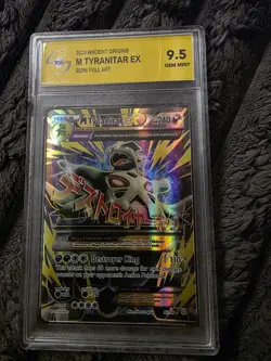 Pokemon M Tyranitar EX 92/98 TGA 9.5 Mint XY - Ancient Origins Holo FA Full Art - Image 2