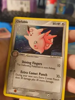 Pokemon EX Unseen Forces Clefable Reverse Holo Card 36/115 NM Condition Stamped - Image 2