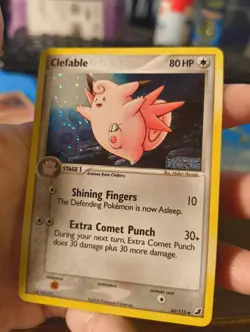Pokemon EX Unseen Forces Clefable Reverse Holo Card 36/115 NM Condition Stamped - Image 3