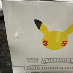 Pokemon Celebrations ETB 25th Anniversary English 65 Card Sleeves Damaged Wrap - Image 2