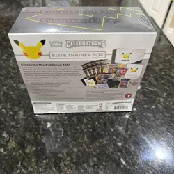 Pokemon Celebrations ETB 25th Anniversary English 65 Card Sleeves Damaged Wrap - Image 4