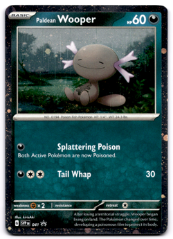Paldean Wooper Holofoil Promo SV: Scarlet & Violet Promo Cards 041 NM - Image 1
