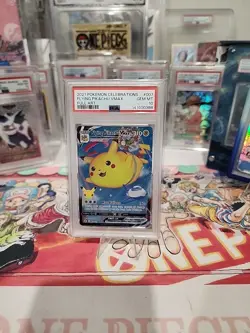 Pokemon Cards PSA 10 Gem Mt Flying Pikachu Vmax Celebrations SWSH 2021 007/025 - Image 1