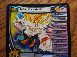 Dragonball Z CCG Buu Saga Kid Trunks mint rare foil card - Image 2