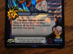 Dragonball Z CCG Buu Saga Kid Trunks mint rare foil card - Image 3