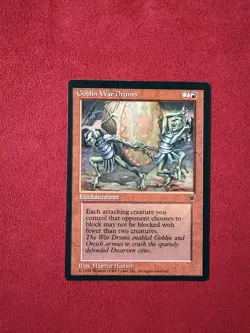 Goblin War Drums (c) - Fallen Empires MTG Magic The Gathering Classic Vintage - Image 1