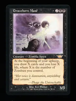 * * 1x Graveborn Muse x1 * * Legions MTG NM Near Mint or Close - Image 1