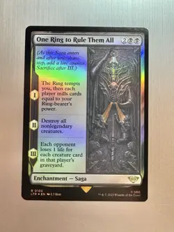 One Ring To Rule Them All - 102 - MTG: Lord of the Rings - Rare - FOIL - Image 1
