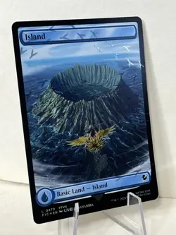 ISLAND - FULL ART - CHOCOBO TRACK FOIL #479 - Final Fantasy - NM MTG - Image 2