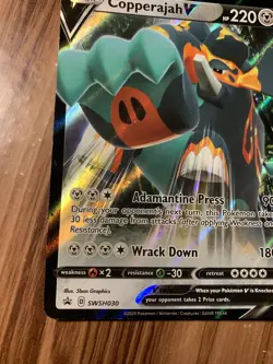 Copperajah V SWSH030/307 Black Star Promo Holo Pokemon TCG - Image 4