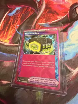 Pokemon TCG: Prismatic Evolutions - Maximum Belt ACE SPEC Rare - 117/131 - Image 1
