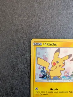 Pikachu & Mimikyu Holo SM162 2019 Sun & Moon Black Star Promo Pokemon Card NM - Image 3
