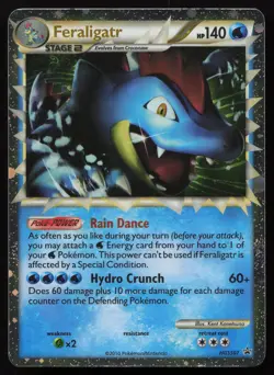 Feraligatr HGSS07 Promo HGSS Black Star Promos Pokemon LP - Image 1