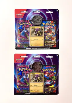 NEW Pokemon Mega Evolution & Phantasmal Flames 2-Pack Blister Sealed: Lot of 2 - Image 1