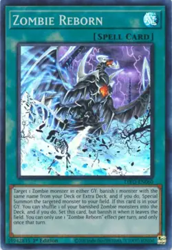 Yugioh! Zombie Reborn - DIFO-EN060 - Super Rare - 1st Edition Near Mint, English - Image 1