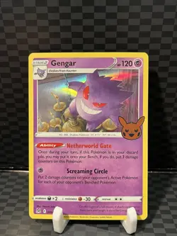 Gengar 66/196 - Pokemon TCG Trick or Trade 2022 - Stamped Holo Rare - NM - Image 1