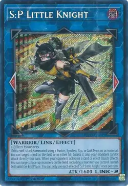Yugioh! LP S:P Little Knight - RA03-EN049 - Secret Rare - 1st Edition Lightly Pl - Image 1