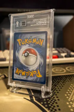 Pokemon TCG 151 Full Art Trainer Giovanni's Charisma 204/165 TAG 9 Mint - Image 2