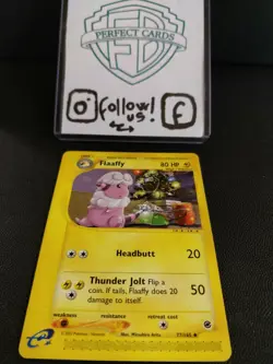 POKEMON EXPEDITION UNCOMMON FLAAFFY 77/165 LP ENG - Image 1