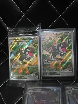Pokemon TCG Tyrunt Promo (3) - Gengar 50/88 (2) - Per Order Sleeves, Dice, Coin - Image 2