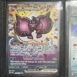 Pokemon TCG Pecharunt EX Full Art Special Illustration Rare Prismatic Evolutions - Image 1