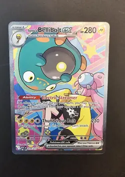 Pokemon tcg card N’s Zoroark Ex 286/217 Iono's Bellibolt 279 Ascended Heroes SIR - Image 4