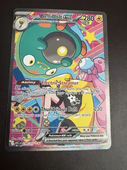 Pokemon TCG Iono's Bellibolt EX SIR Ascended Heroes 279/217 NM Pack Fresh - Image 1