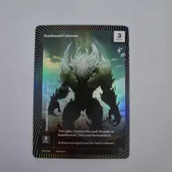 Wonders of the First 2025 - CLASSIC FOIL RARE - Starbound Colossus 205/401 TCG - Image 1
