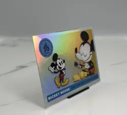 2025 Topps Disneyland 70th #T55-10 Mickey Mouse Runaway Railway – Rainbow Foil - Image 4