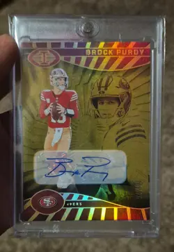 2024 Panini Illusions - Brock Purdy #76 Trophy Collection Gold Signatures /10 🔥 - Image 1