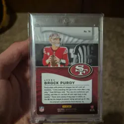 2024 Panini Illusions - Brock Purdy #76 Trophy Collection Gold Signatures /10 🔥 - Image 2