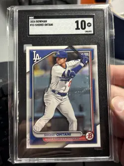 2024 Bowman Shohei Ohtani #33 SGC 10 Los Angeles Dodgers MLB MVP Angels MVP HOF - Image 1