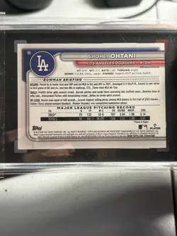 2024 Bowman Shohei Ohtani #33 SGC 10 Los Angeles Dodgers MLB MVP Angels MVP HOF - Image 2