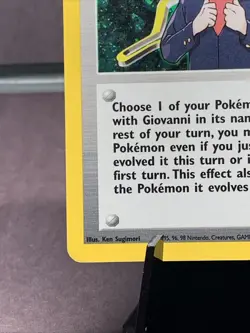 Pokemon TCG Giovanni 18/132 Gym Challenge Holo Rare WOTC VTG 2000 - Image 5