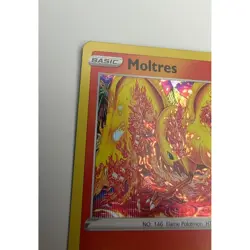 Moltres SWSH185 Full Art Holo Promo Pokemon Card Brilliant Stars NM - Image 2
