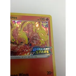 Moltres SWSH185 Full Art Holo Promo Pokemon Card Brilliant Stars NM - Image 3