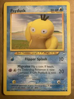 Psyduck Pokemon Card Neo Destiny 79/105 DMG - Image 1