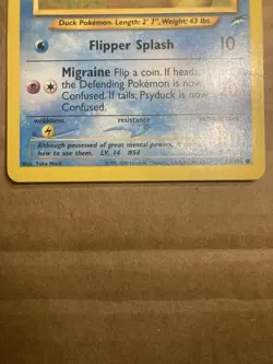 Psyduck Pokemon Card Neo Destiny 79/105 DMG - Image 4