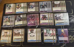 One Piece Card Game - 3 Decks! Sanji! Reiju! And Kuzan! W Don! + Extras - Image 2