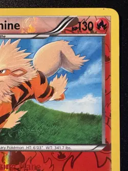 Arcanine 12/99 B&W Next Destinies Pokemon Card Reverse Holo Foil Rare MP - Image 4