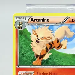 Pokemon Next Destinies Rare Card Arcanine 12/99 Non Holo LP - Image 2