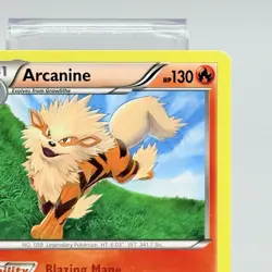 Pokemon Next Destinies Rare Card Arcanine 12/99 Non Holo LP - Image 3