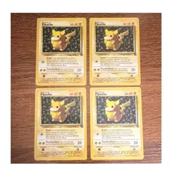 4 Pokemon TCG Pikachu Promo 25 1999 Wizards of the Coast Cards English Basic Lot - Image 1
