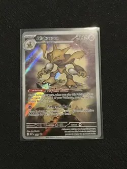 Pokemon TCG MEP Black Star Promo Alakazam Card 009 NM Condition - Image 1