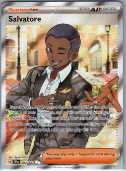 Salvatore 202/162 SV05: Temporal Forces - Pokemon Card - NM - Image 1