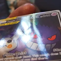 Gengar & Mimikyu GX TAG TEAM 165/181 Sm-Team Up Ultra Rare Full Art Holo Card - Image 2