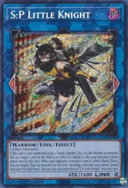 Yugioh! LP S:P Little Knight - AGOV-EN046 - Secret Rare - 1st Edition Lightly Pl - Image 1
